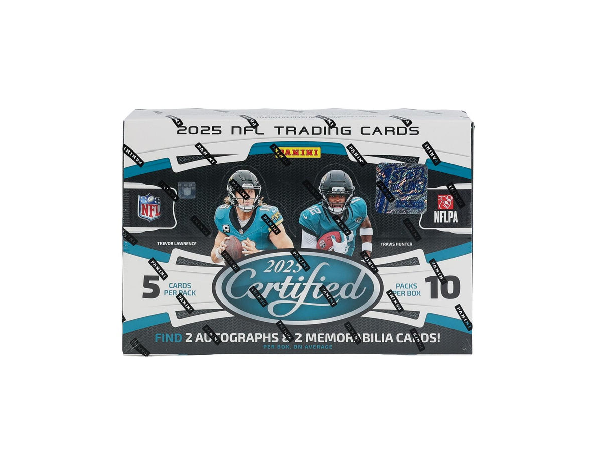 2025 Panini Certified Football 1st Off The Line FOTL Hobby Box