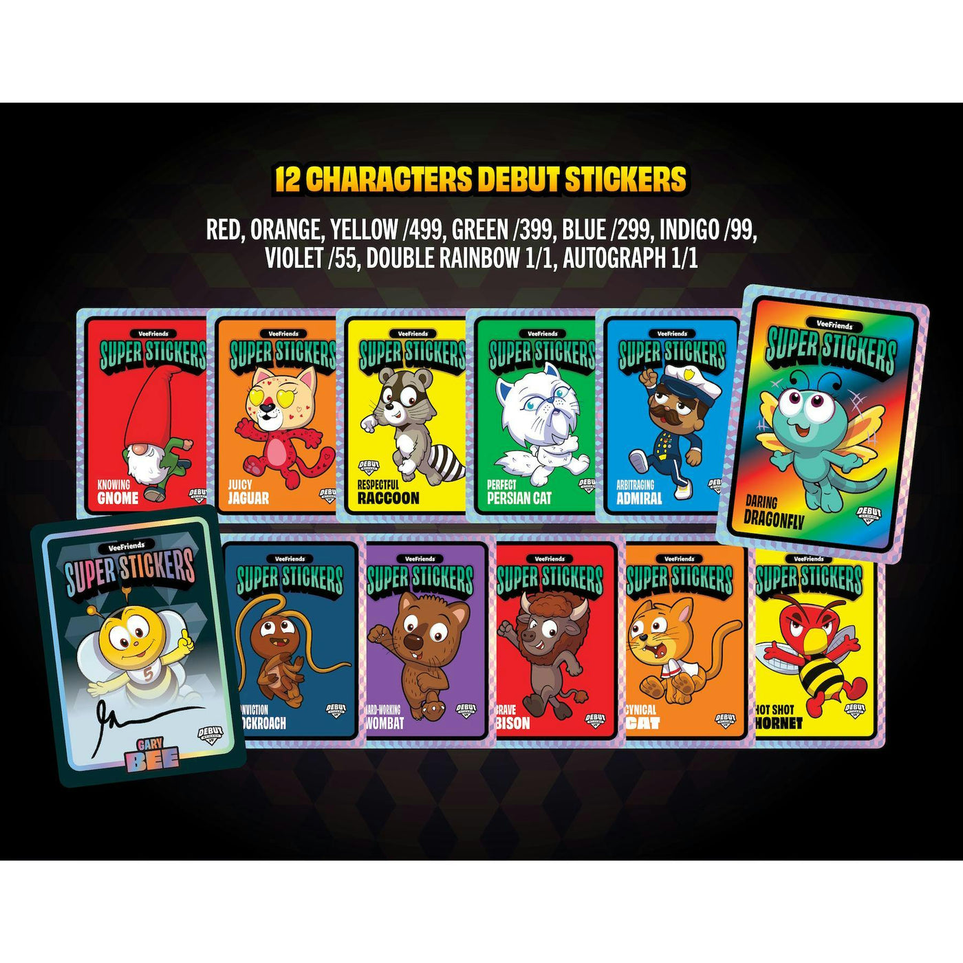 2026 VeeFriends Super Stickers Spectacular Series 12-Box Case