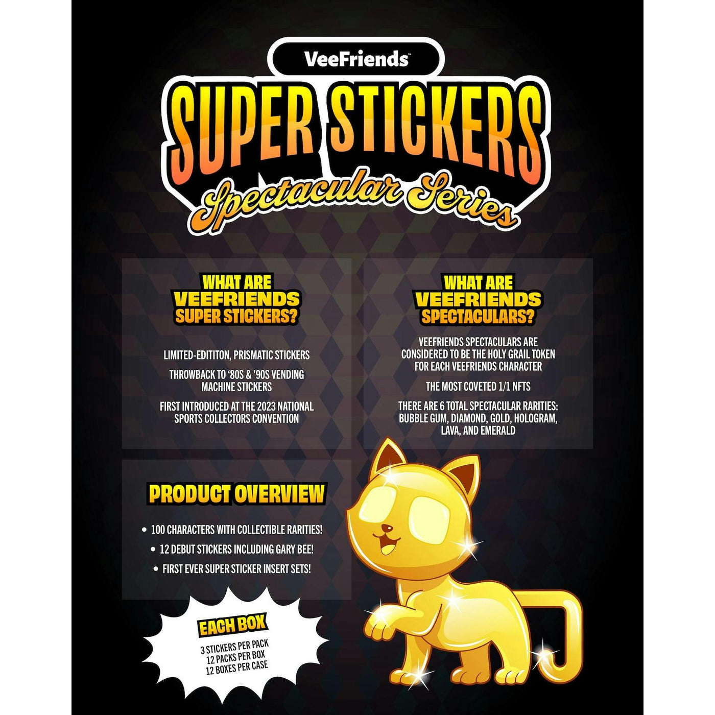 2026 VeeFriends Super Stickers Spectacular Series 12-Box Case