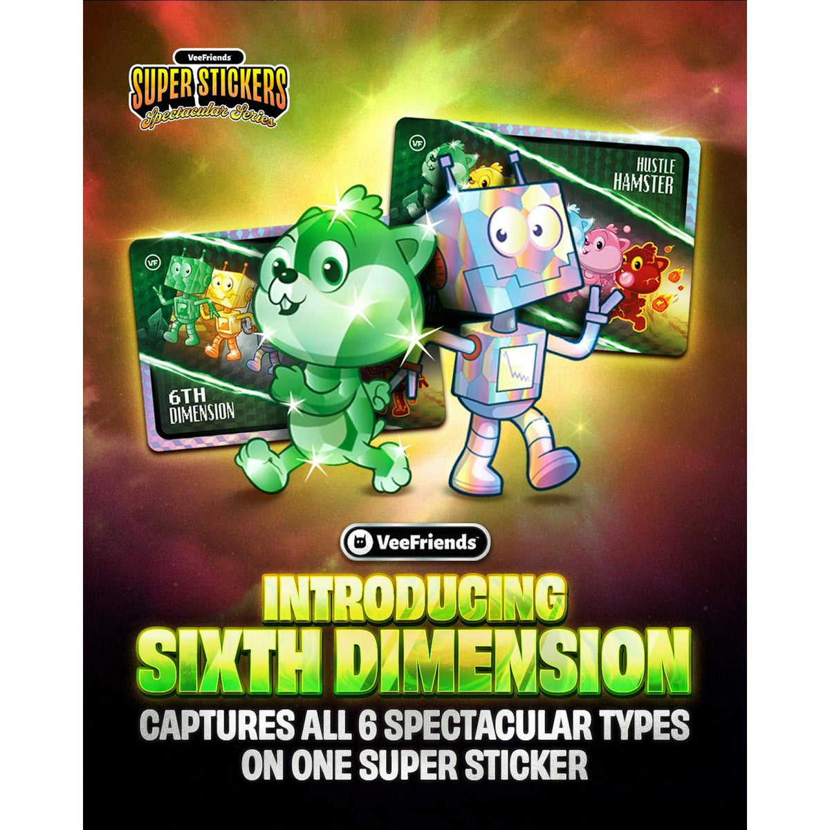 2026 VeeFriends Super Stickers Spectacular Series 12-Box Case