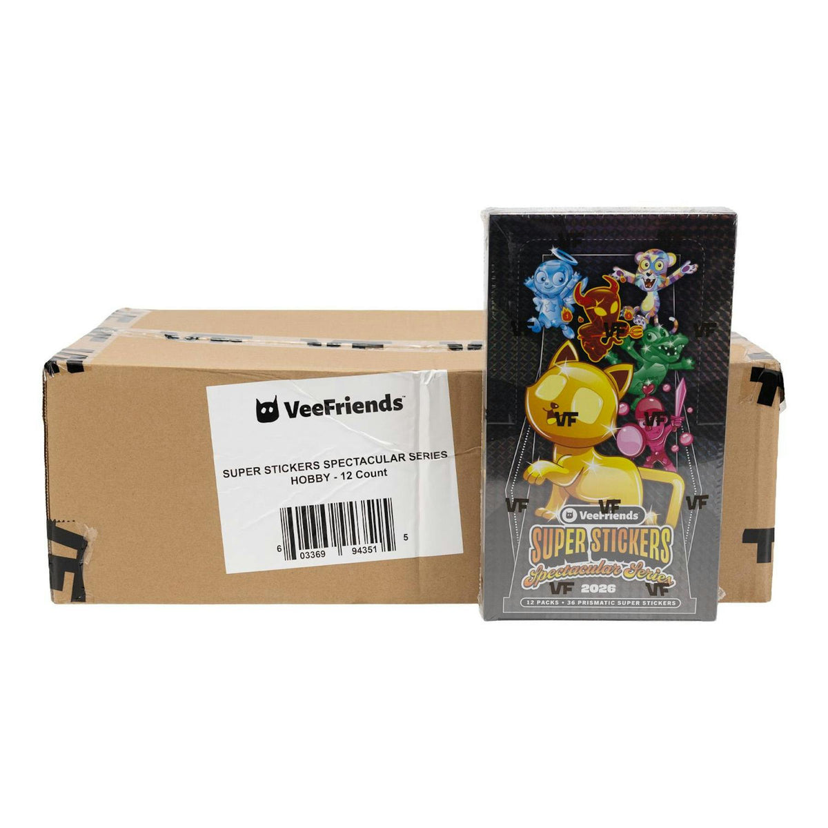 2026 VeeFriends Super Stickers Spectacular Series 12-Box Case