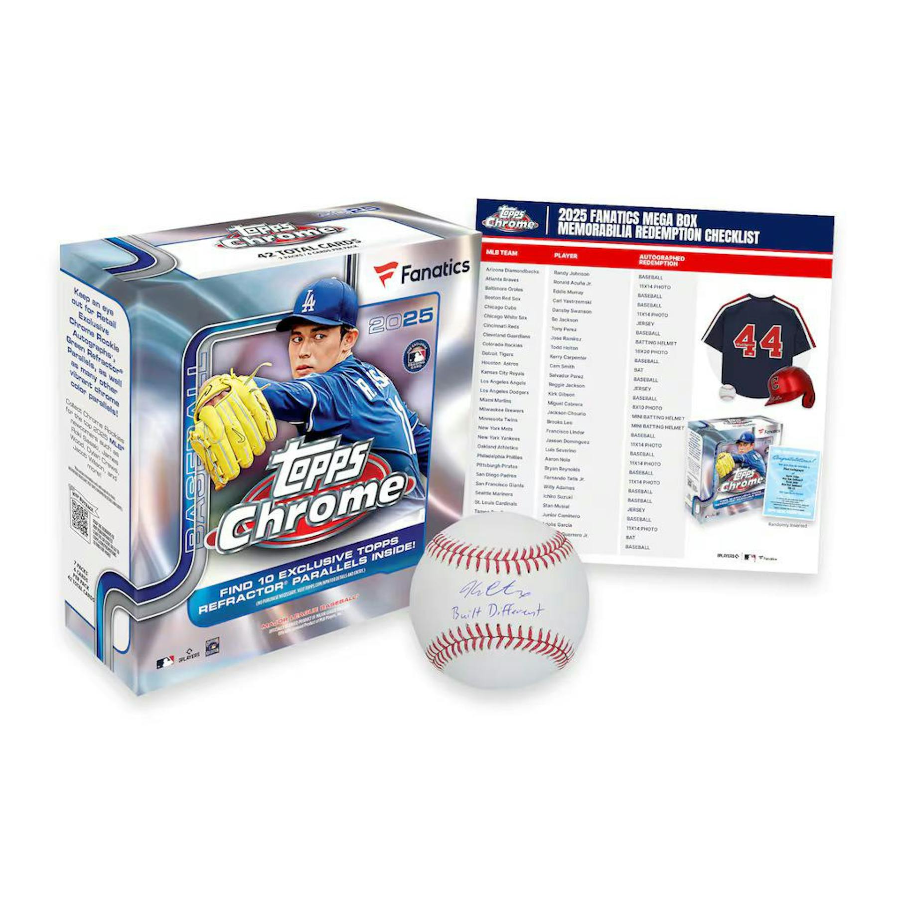 2025 Topps Chrome Baseball Mega Box (Fanatics)