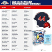 2025 Topps Chrome Baseball Mega Box (Fanatics)