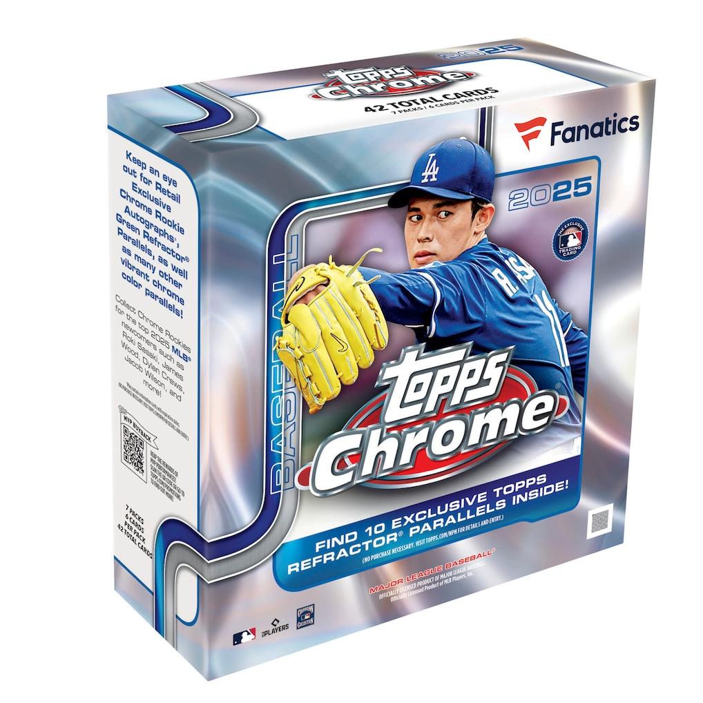 2025 Topps Chrome Baseball Mega Box (Fanatics)