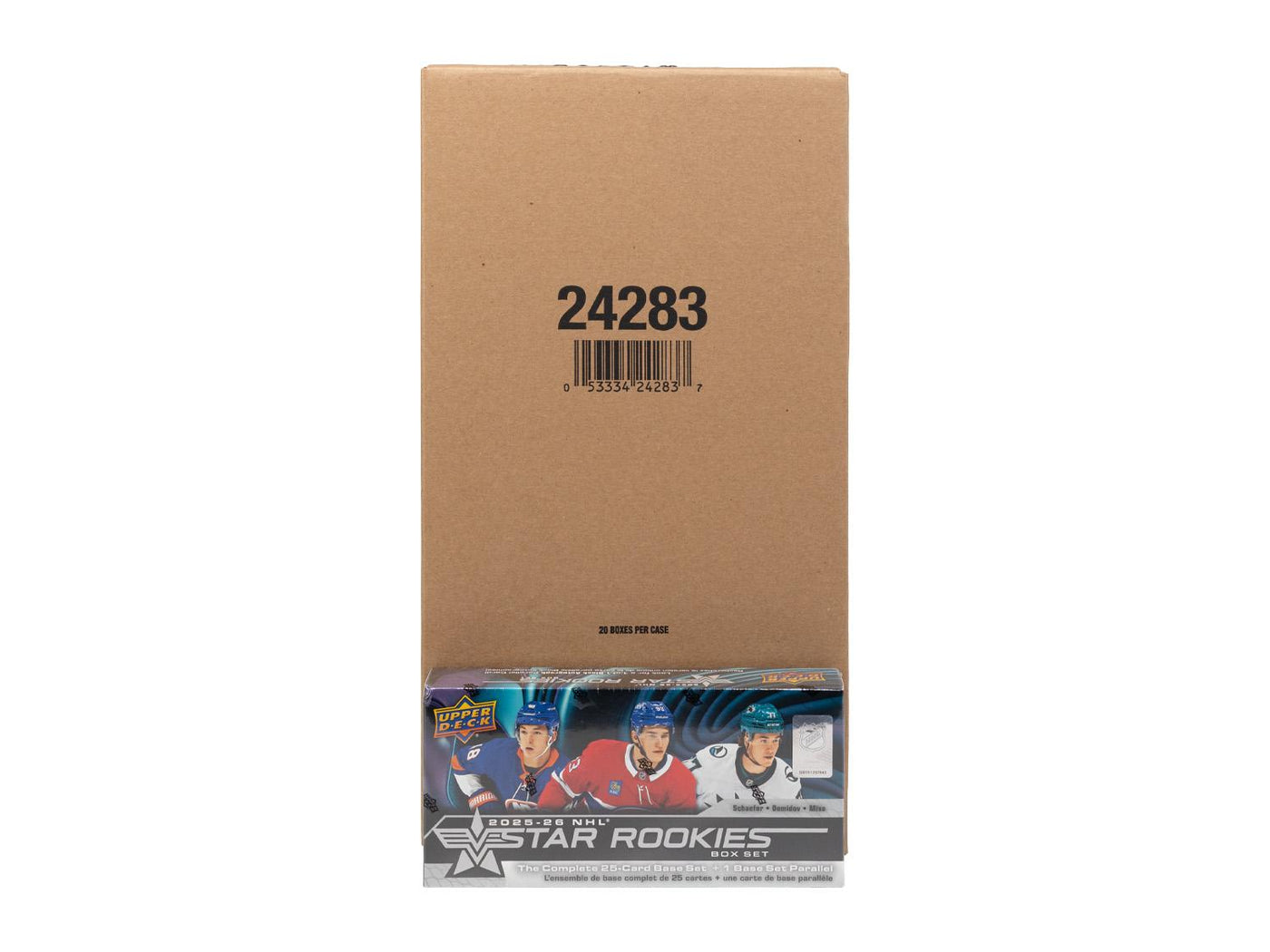 2025/26 Upper Deck NHL Star Rookies Box 20-Set Case