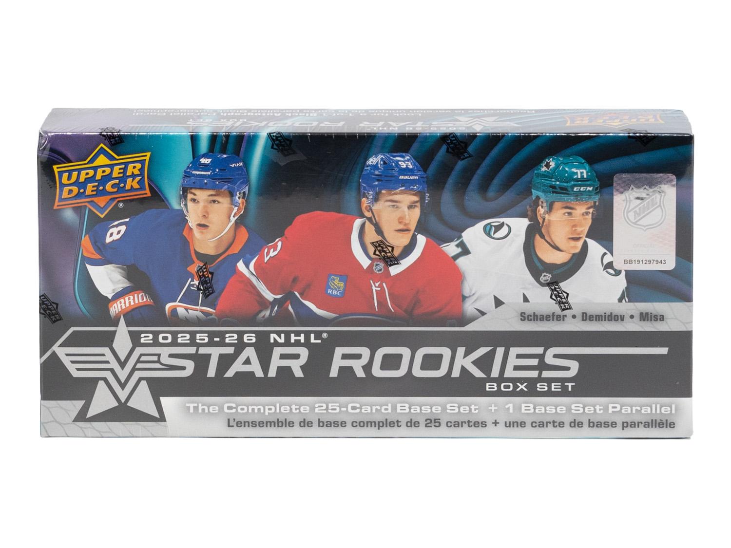 2025/26 Upper Deck NHL Star Rookies Box Set