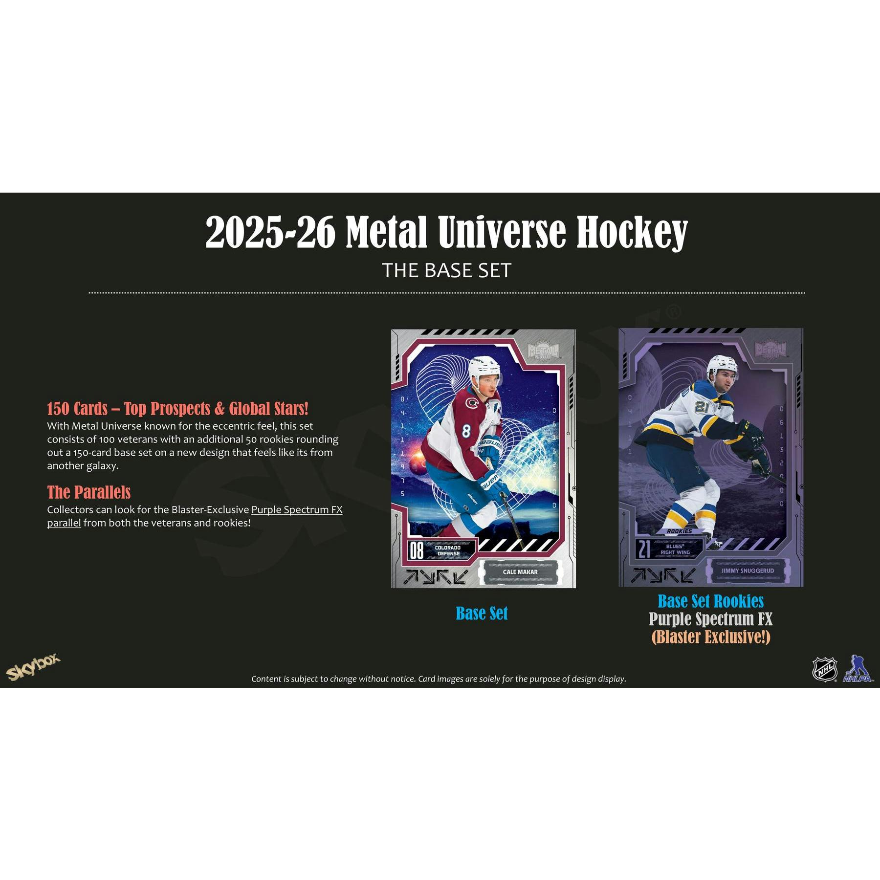 2025/26 Upper Deck Skybox Metal Universe Hockey Blaster Box