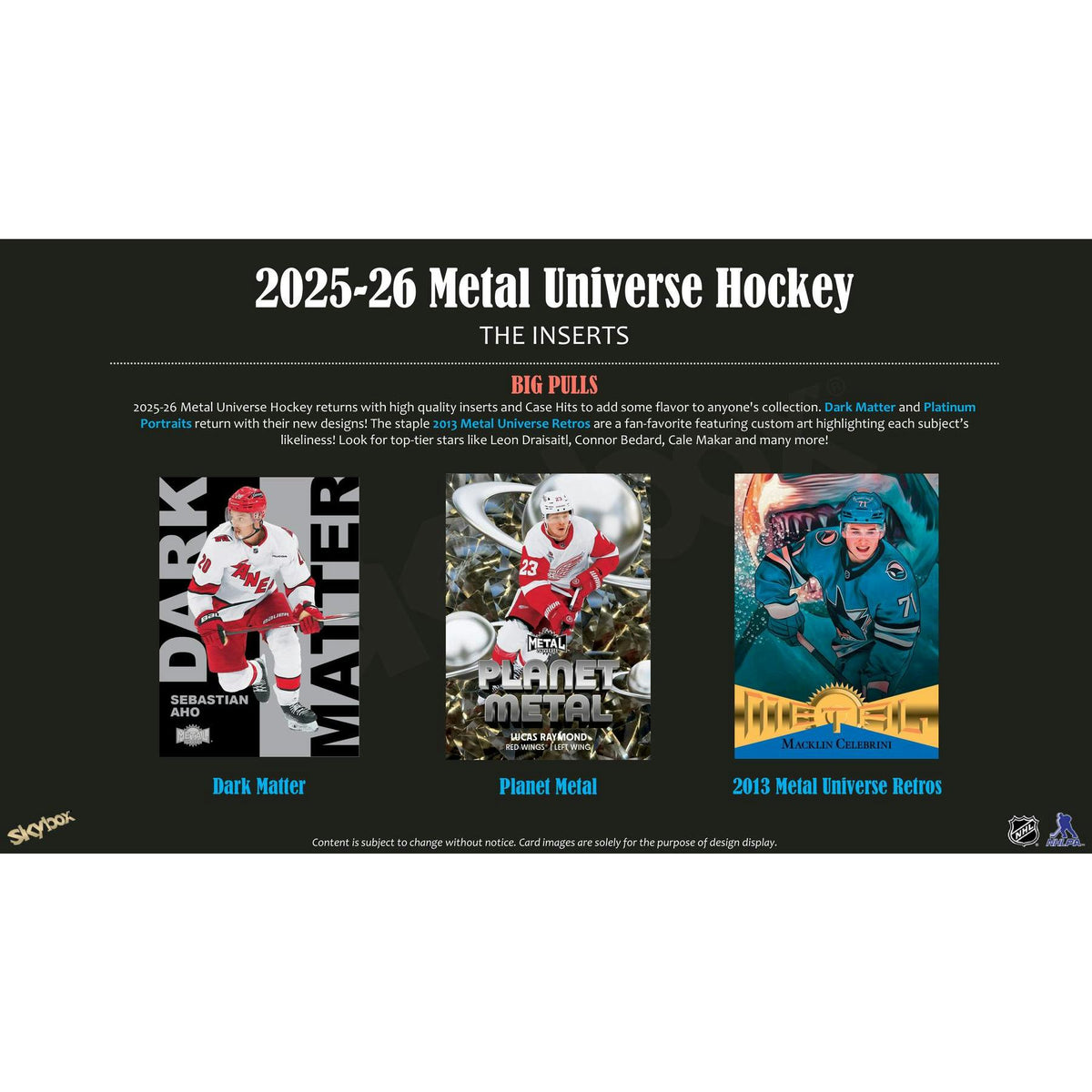 2025/26 Upper Deck Skybox Metal Universe Hockey Blaster Box