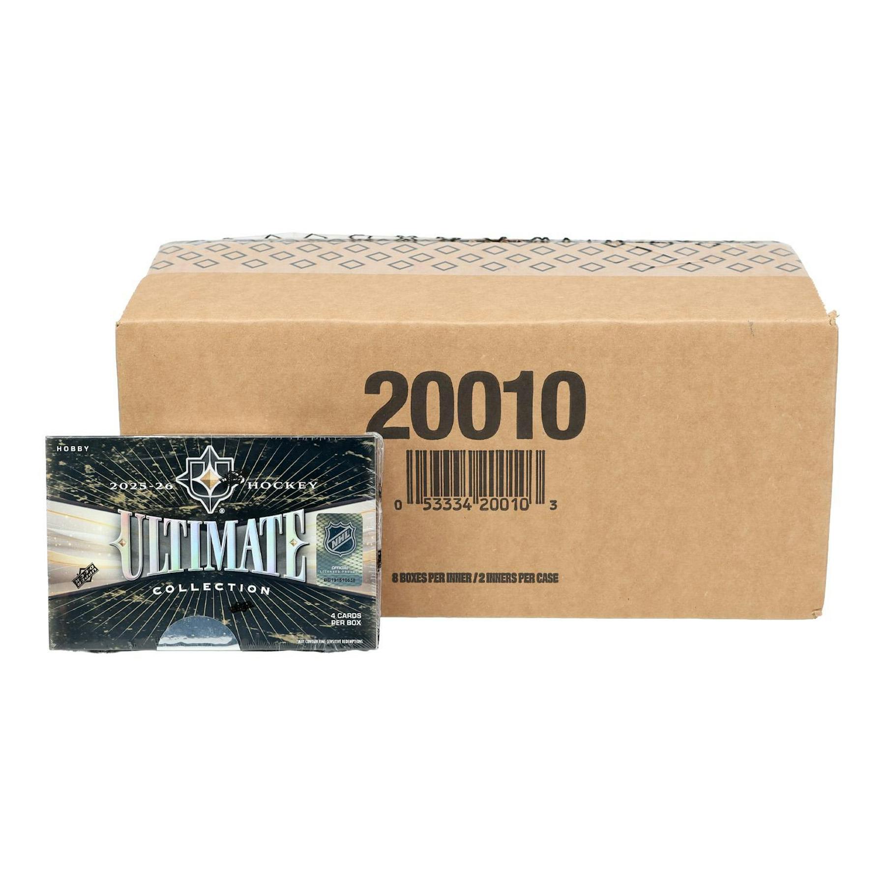 2025/26 Upper Deck Ultimate Collection Hockey Hobby 16-Box Case