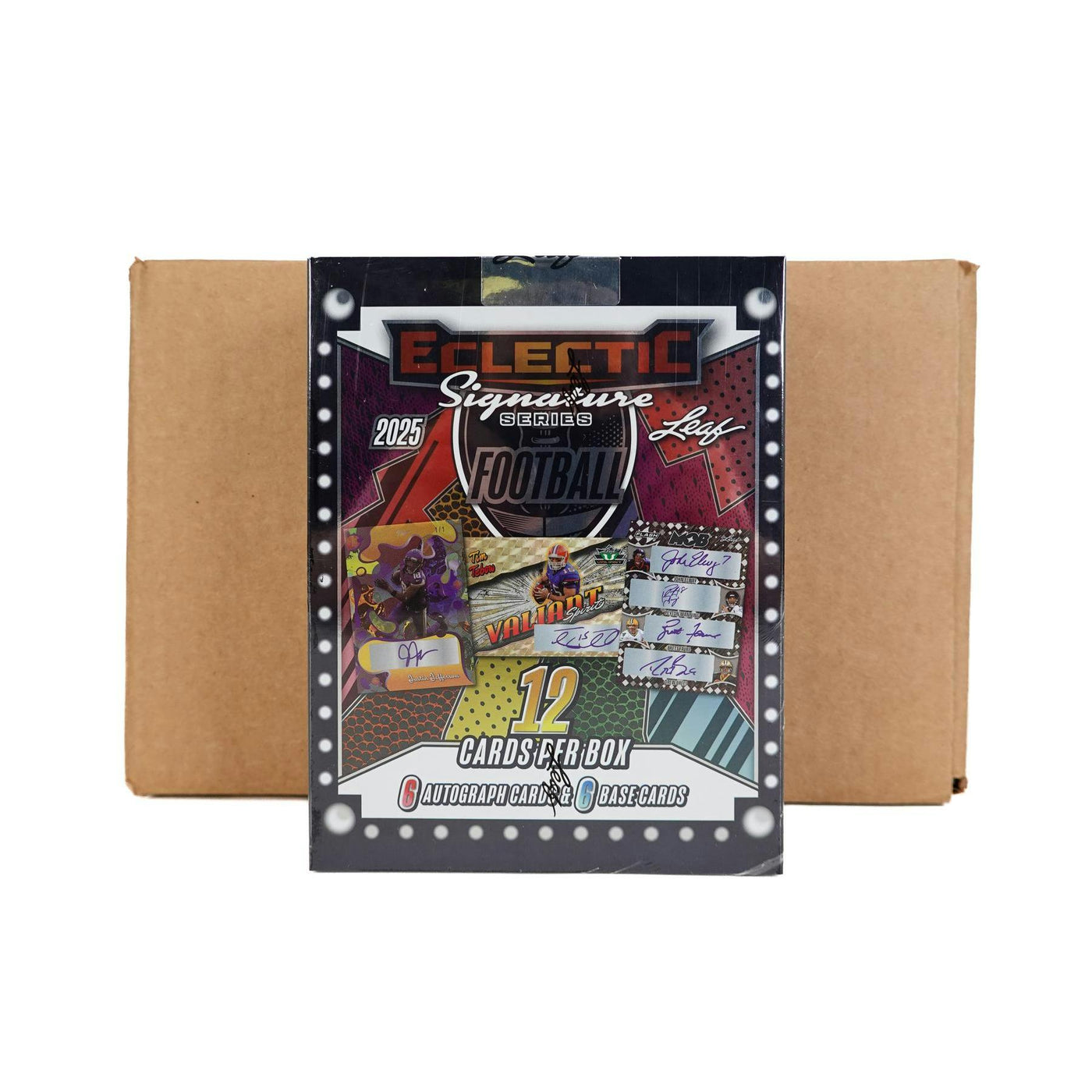 2025 Leaf Eclectic Signature Series Football Hobby 10-Box Case