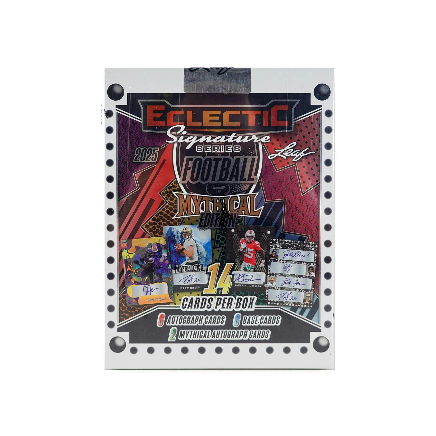 2025 Leaf Eclectic Signature Series Football Mythical Hobby Box
