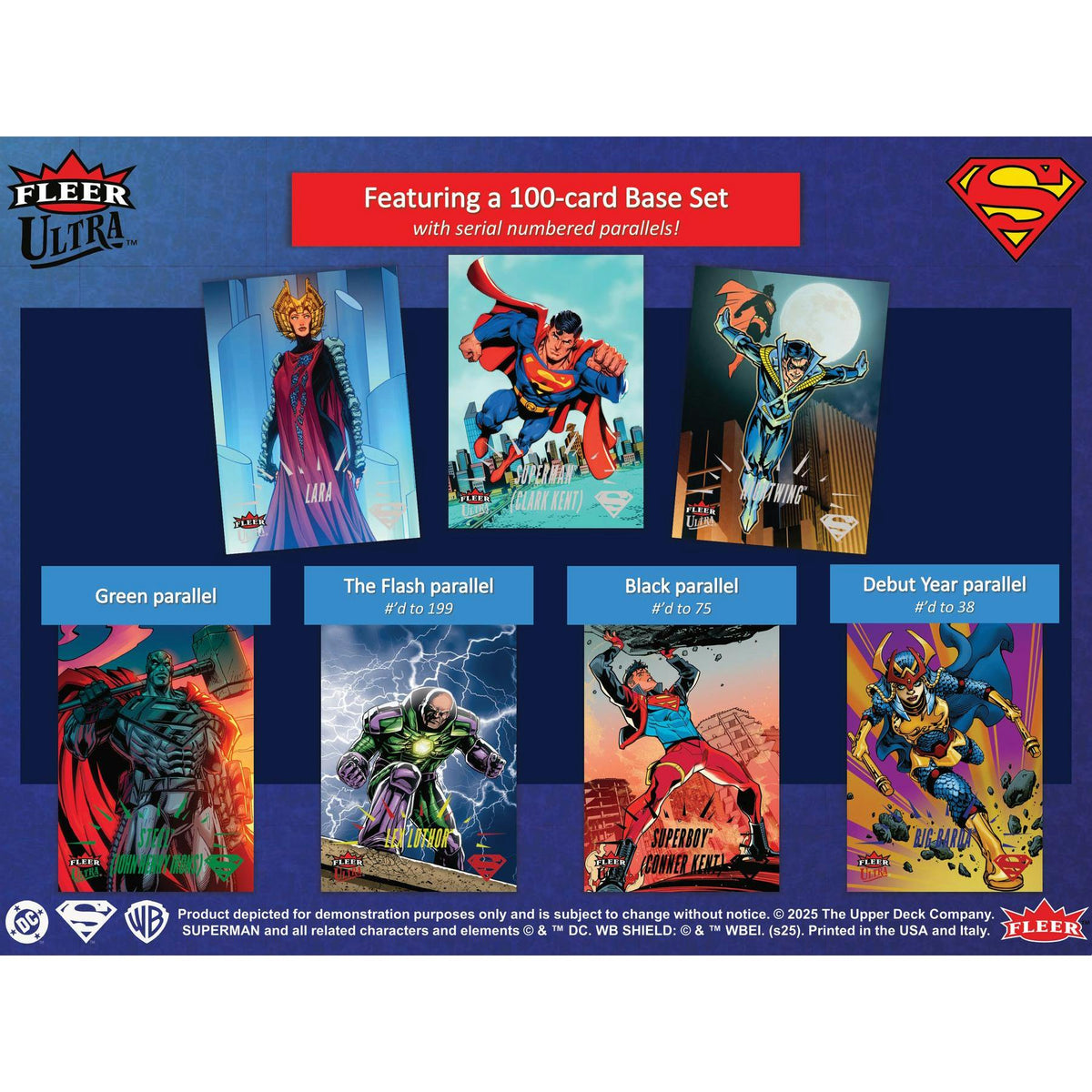 2025 Upper Deck Fleer Ultra Superman Hobby 12-Box Case