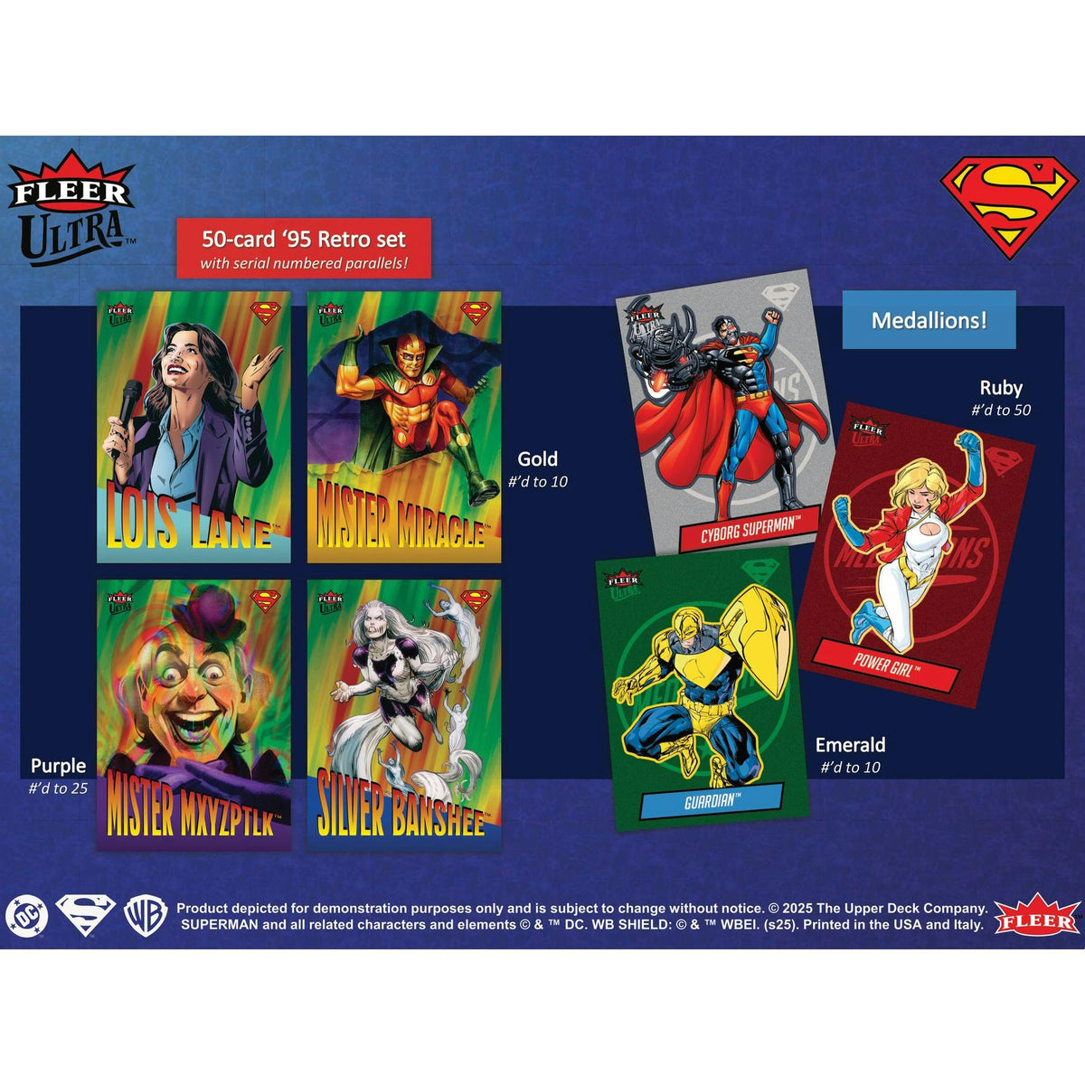 2025 Upper Deck Fleer Ultra Superman Hobby 12-Box Case