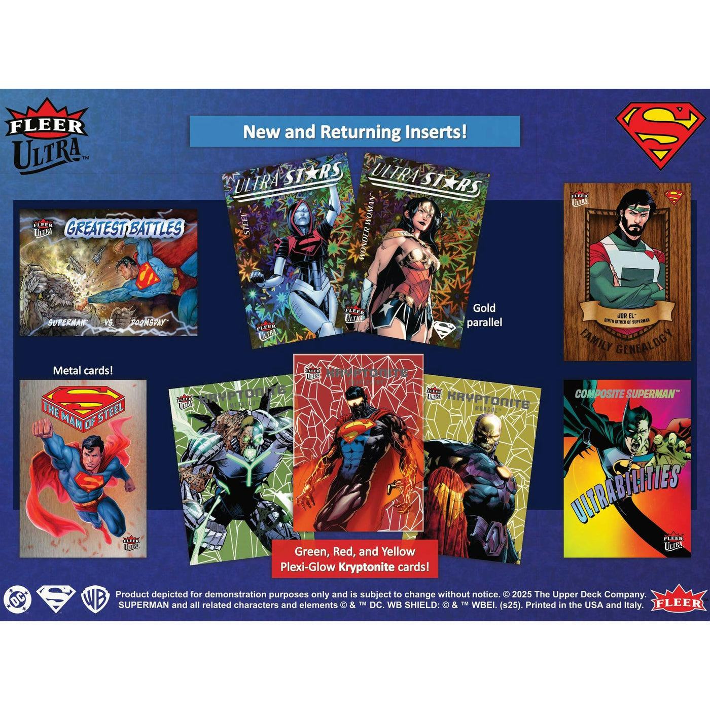 2025 Upper Deck Fleer Ultra Superman Hobby 12-Box Case
