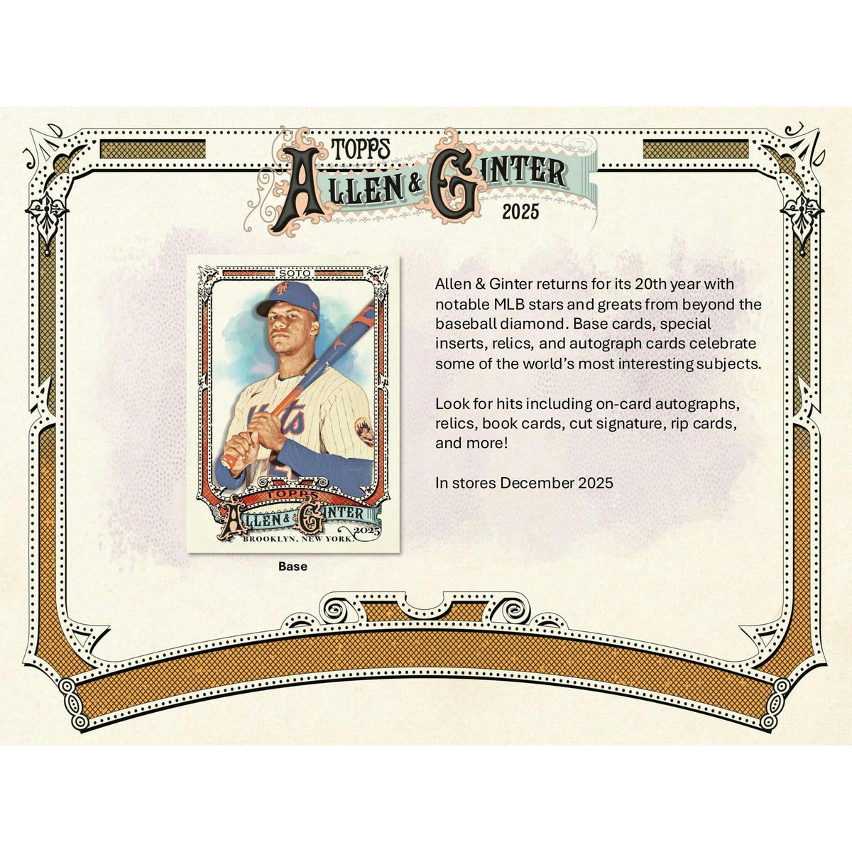 2025 Topps Allen & Ginter Baseball Blaster 40-Box Case