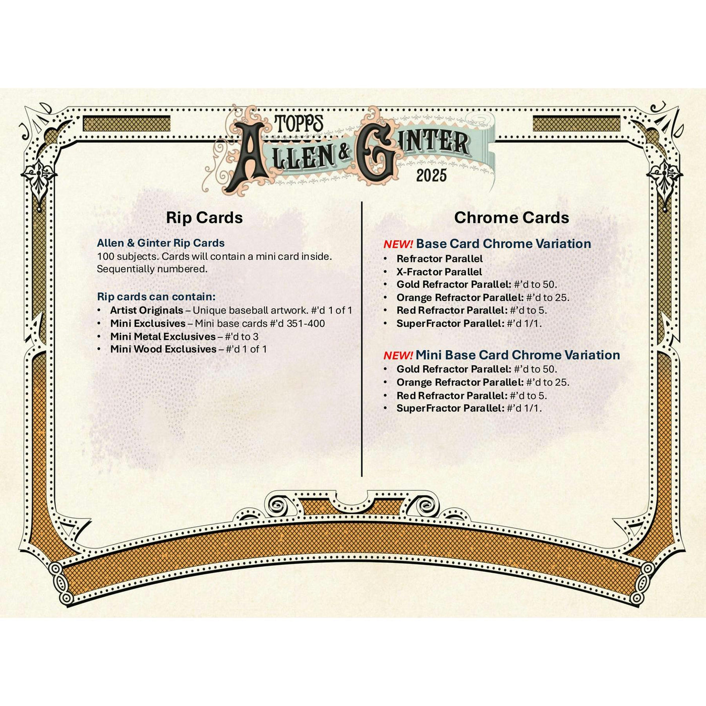 2025 Topps Allen & Ginter Baseball Blaster Box