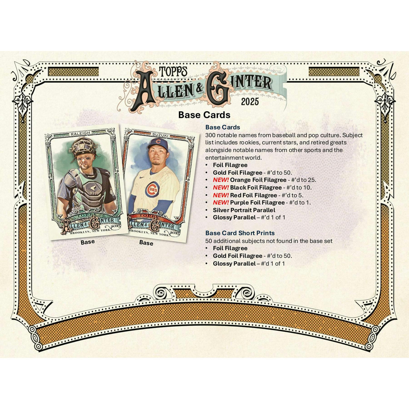 2025 Topps Allen & Ginter Baseball Hobby 12-Box Case