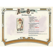 2025 Topps Allen & Ginter Baseball Hobby 12-Box Case
