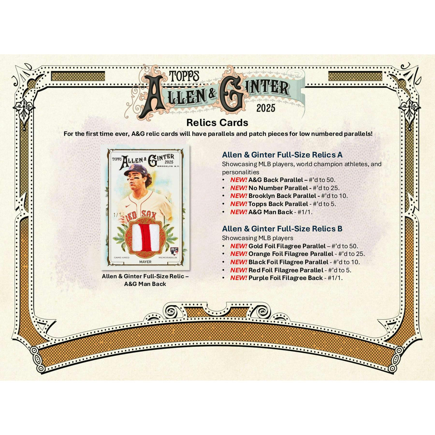 2025 Topps Allen & Ginter Baseball Hobby Box