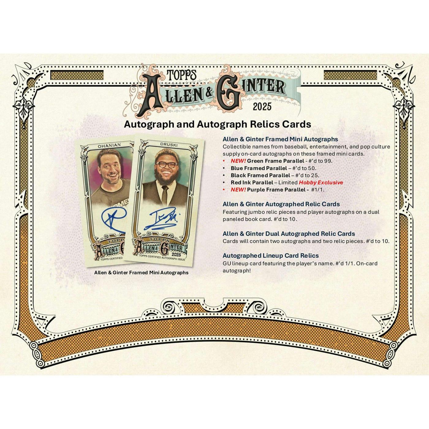 2025 Topps Allen & Ginter Baseball Hobby Box