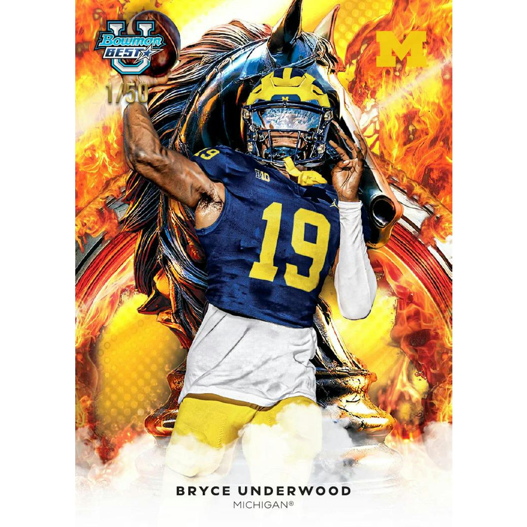2025 Bowman University Best Football Hobby Box