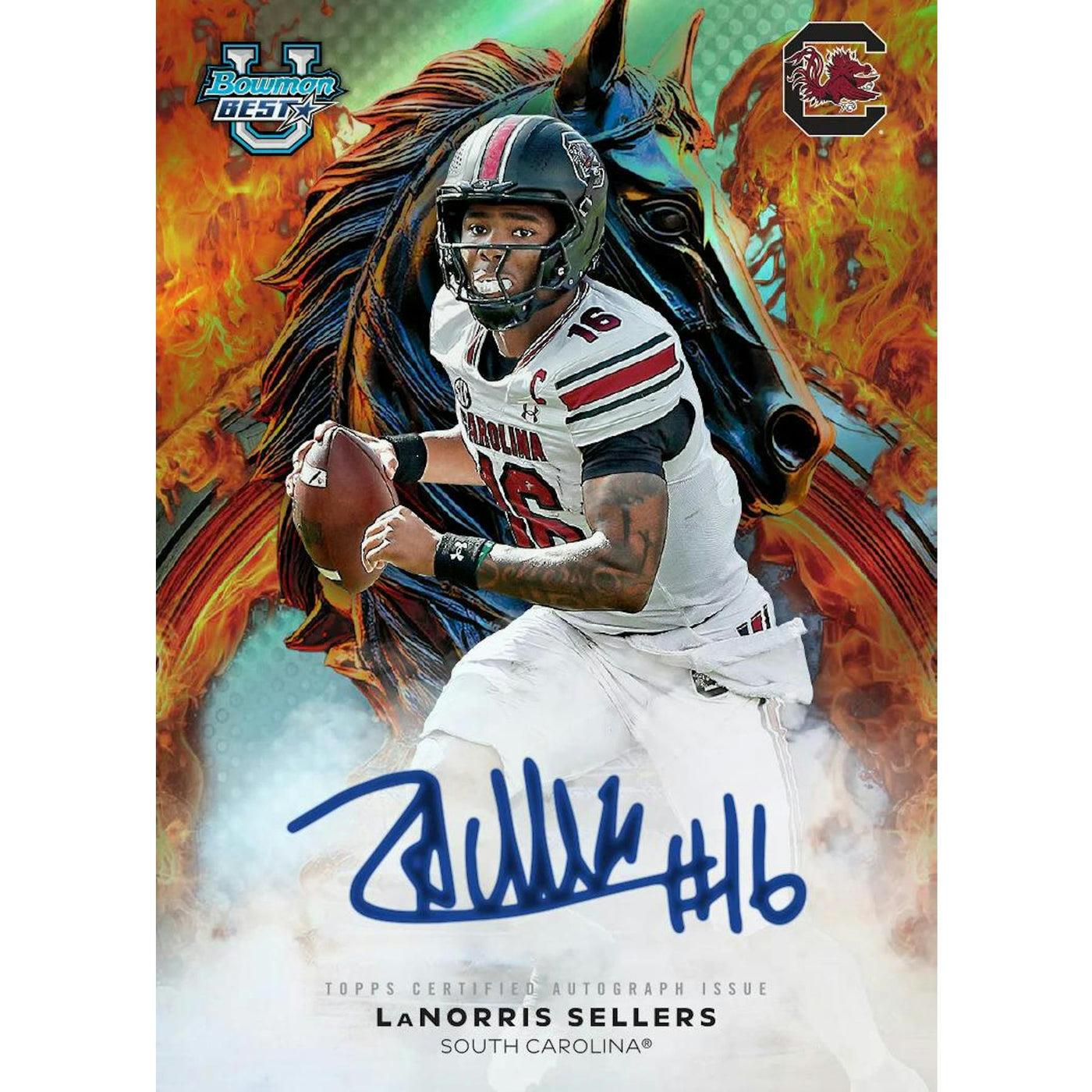 2025 Bowman University Best Football Hobby 12-Box Case