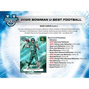 2025 Bowman University Best Football Hobby 12-Box Case