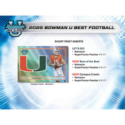 2025 Bowman University Best Football Hobby Box