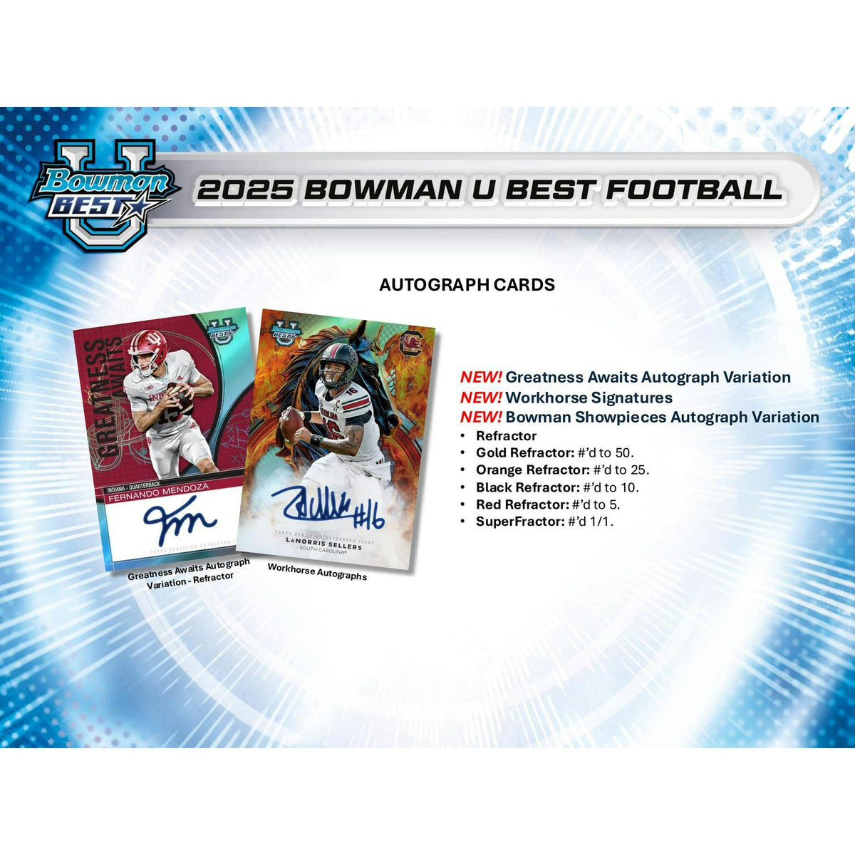 2025 Bowman University Best Football Hobby Box