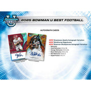 2025 Bowman University Best Football Hobby 12-Box Case