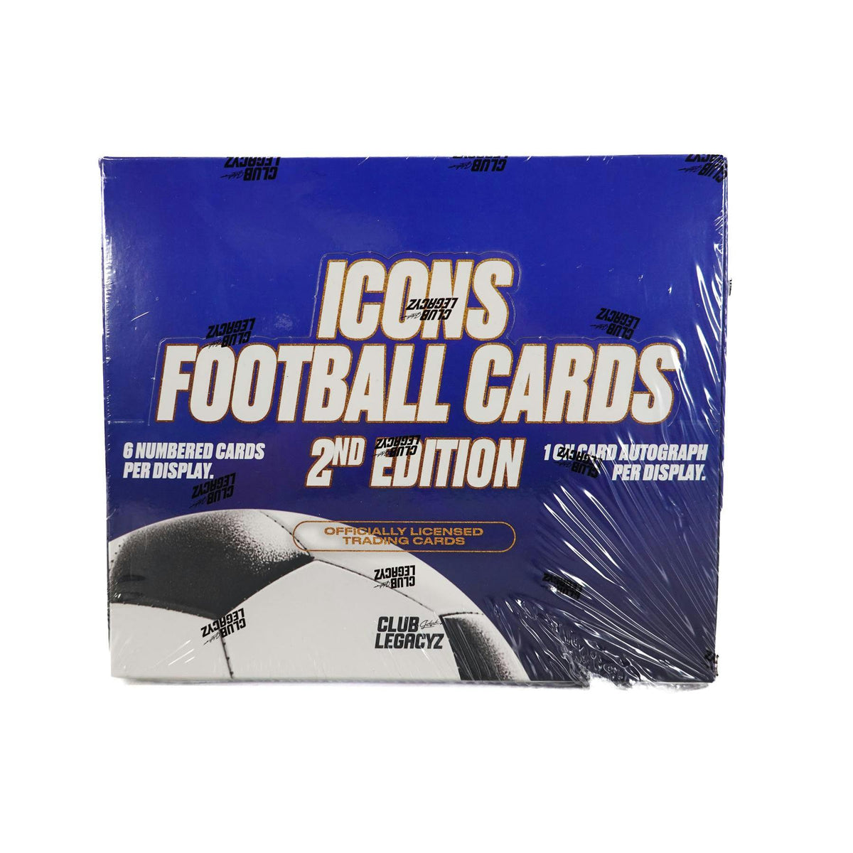 2025 Club Legacyz Icons Soccer Second Edition Hobby Box