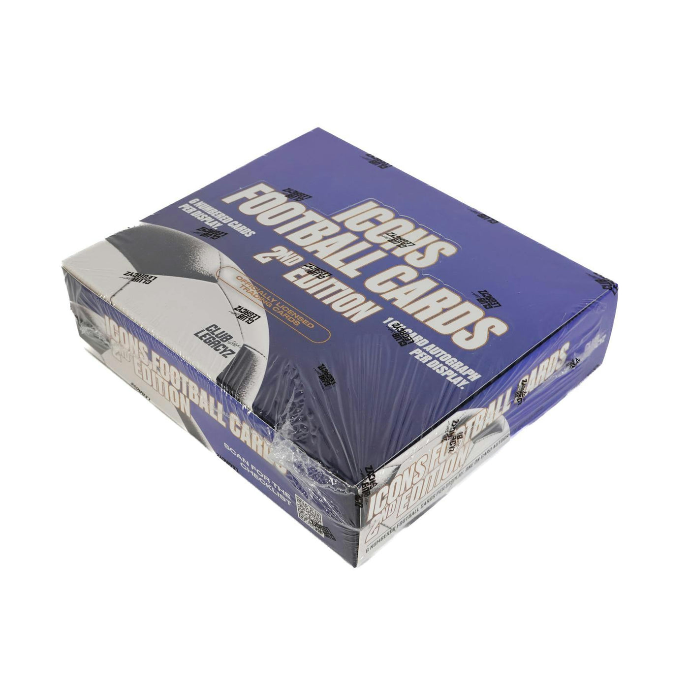 2025 Club Legacyz Icons Soccer Second Edition Hobby Box