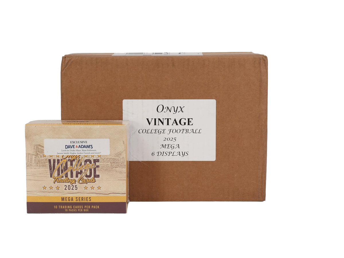 2025 Onyx Vintage College Football Mega 6-Box Case