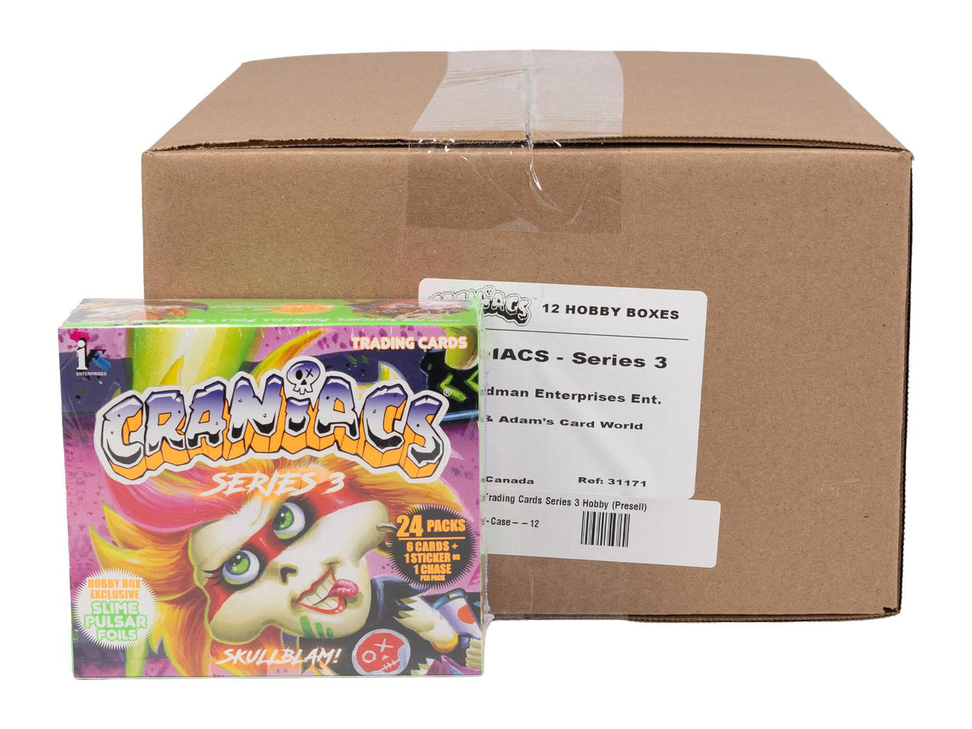 Craniacs Trading Cards Series 3 Skullblam! Hobby 12-Box Case