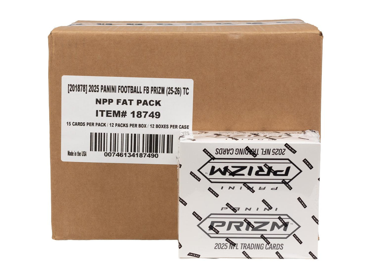 2025 Panini Prizm Football Jumbo Value 12-Box Case (Green Flash Prizms!)