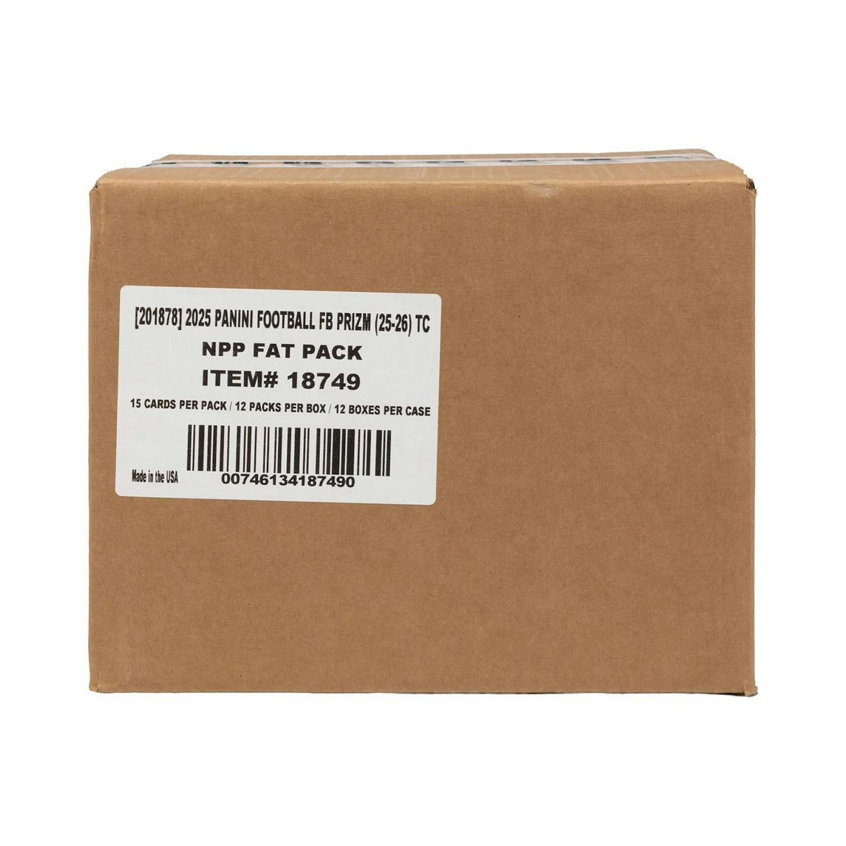 2025 Panini Prizm Football Jumbo Value 12-Box Case (Green Flash Prizms!)