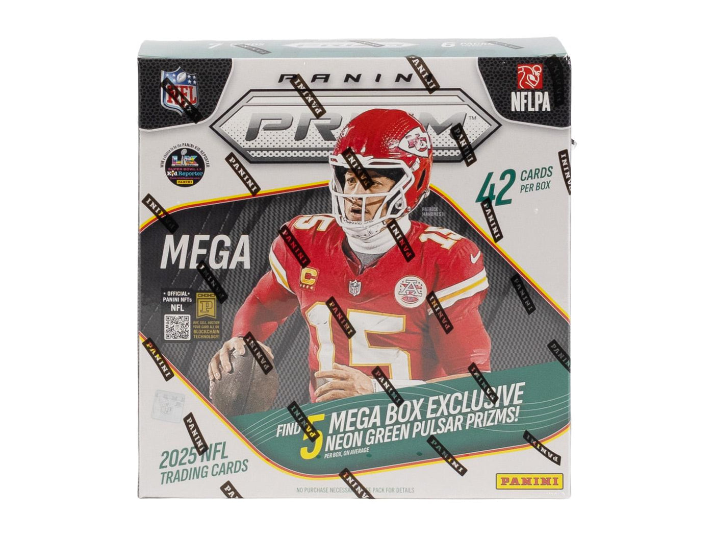 2025 Panini Prizm Football Mega Box (Green Pulsar Prizms)