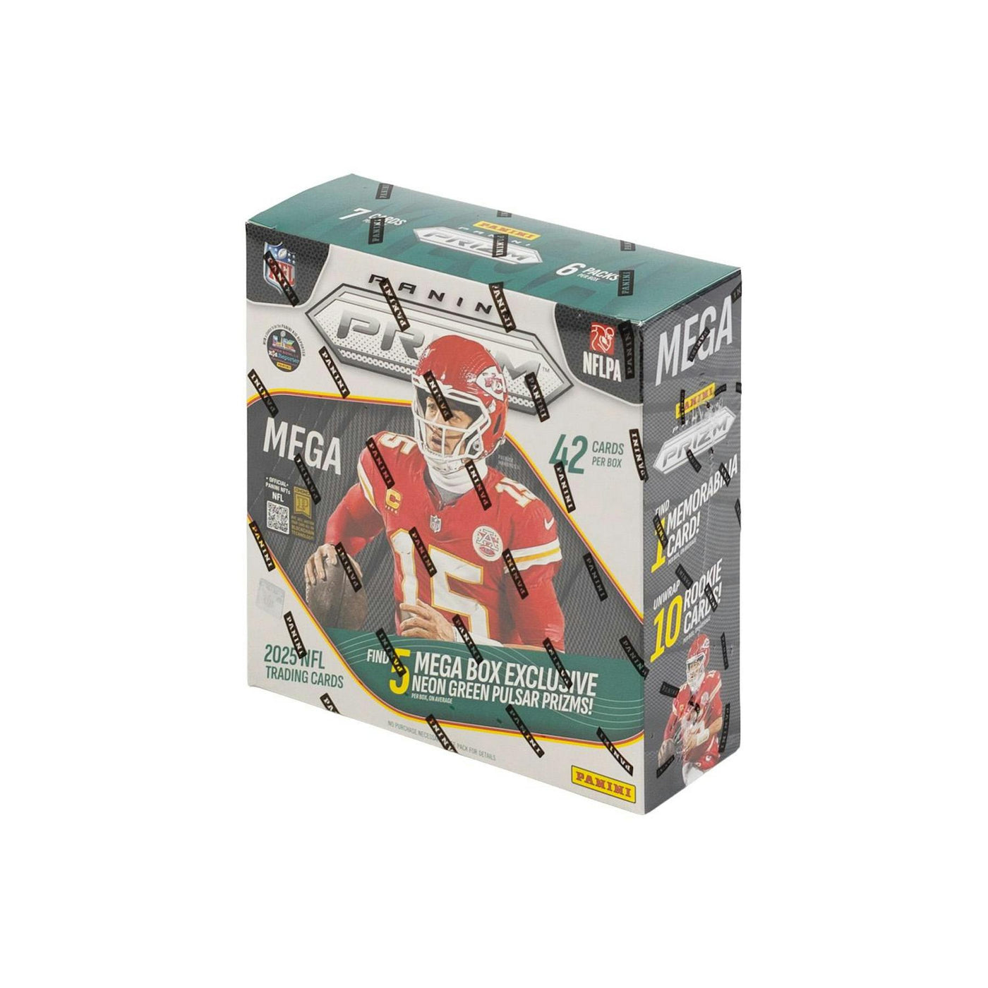 2025 Panini Prizm Football Mega Box (Green Pulsar Prizms)