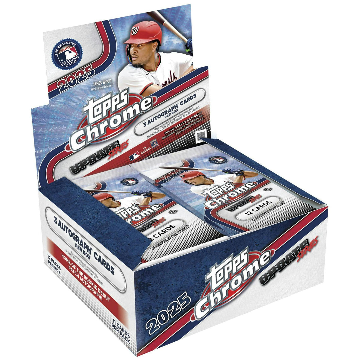 2025 Topps Chrome Update Series Baseball Hobby Jumbo Box