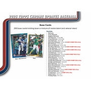2025 Topps Chrome Update Series Baseball Hobby Jumbo Pack