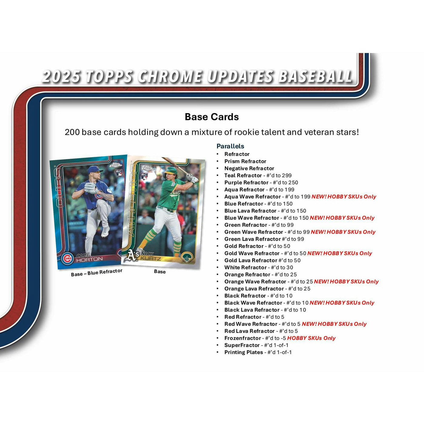 2025 Topps Chrome Update Series Baseball Hobby Jumbo 8-Box Case