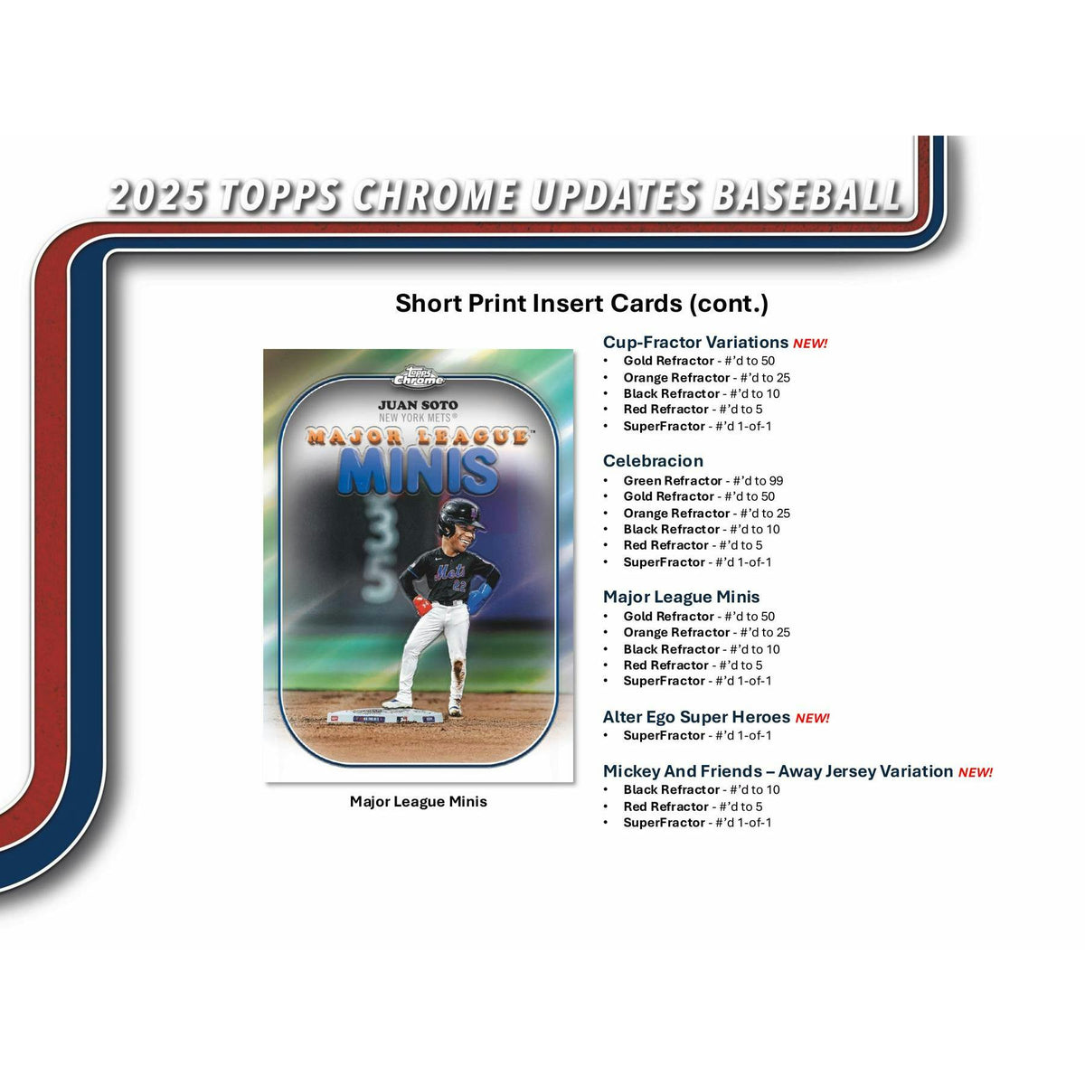2025 Topps Chrome Update Series Baseball Hobby Jumbo Pack