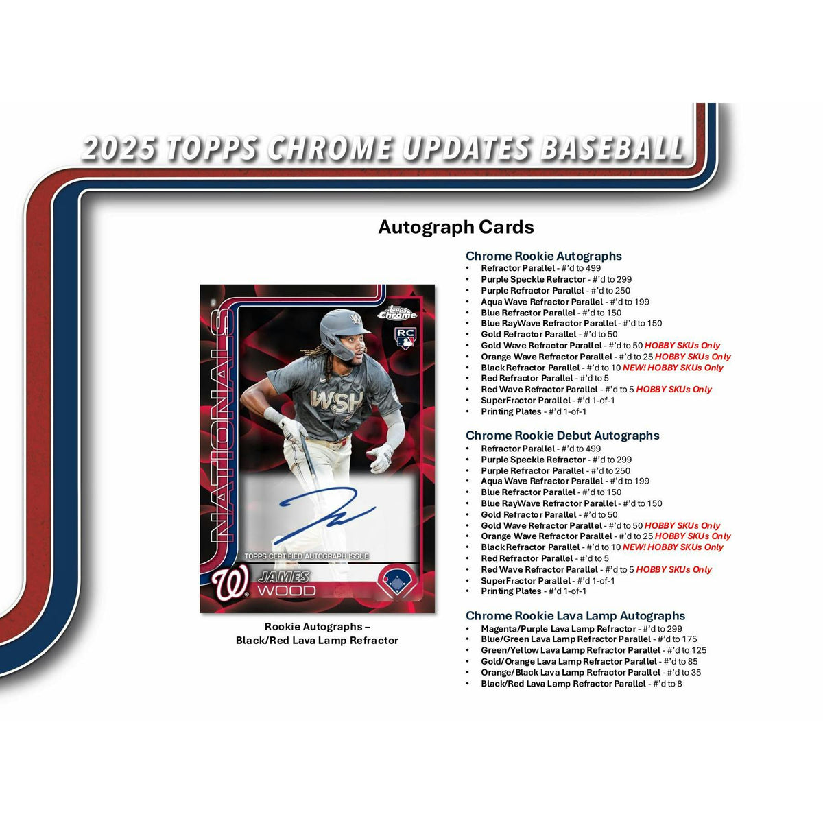 2025 Topps Chrome Update Series Baseball Hobby Jumbo Pack
