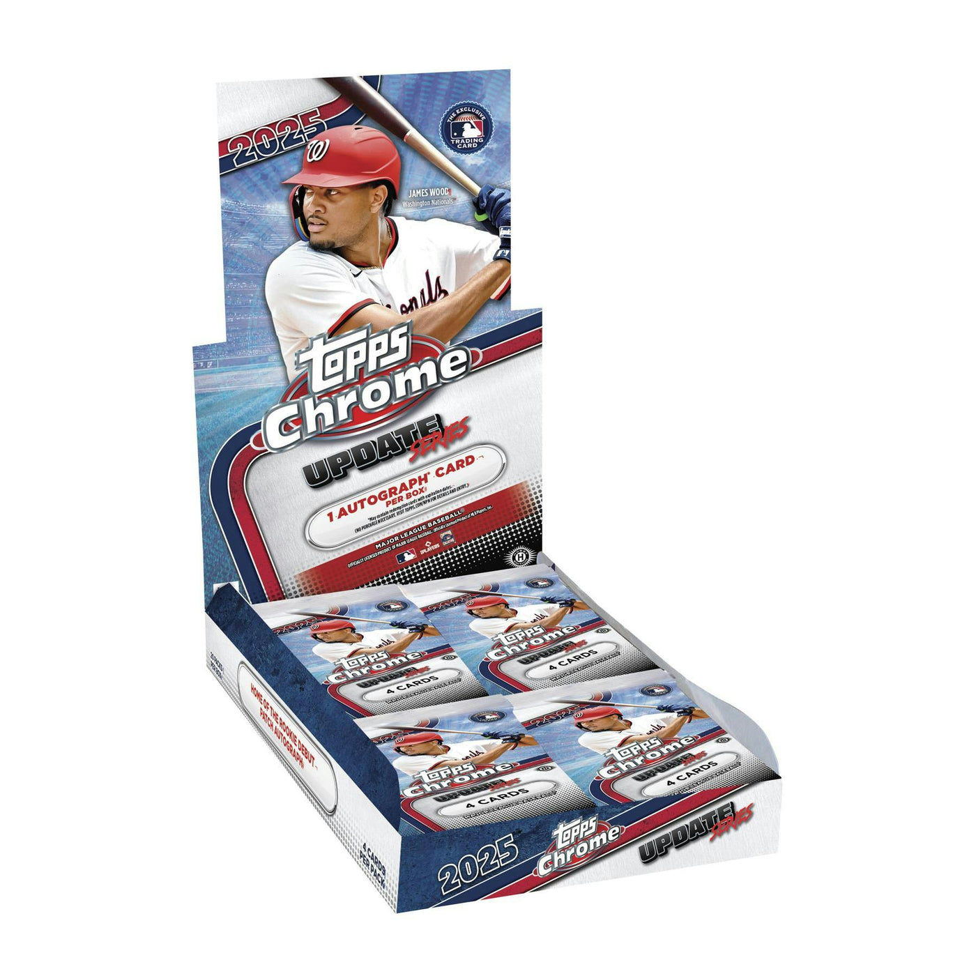 2025 Topps Chrome Update Series Baseball Hobby 12-Box Case