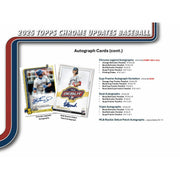2025 Topps Chrome Update Series Baseball Hobby Pack