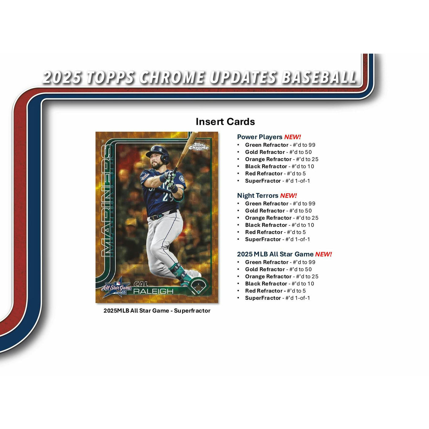 2025 Topps Chrome Update Series Baseball Hobby Pack