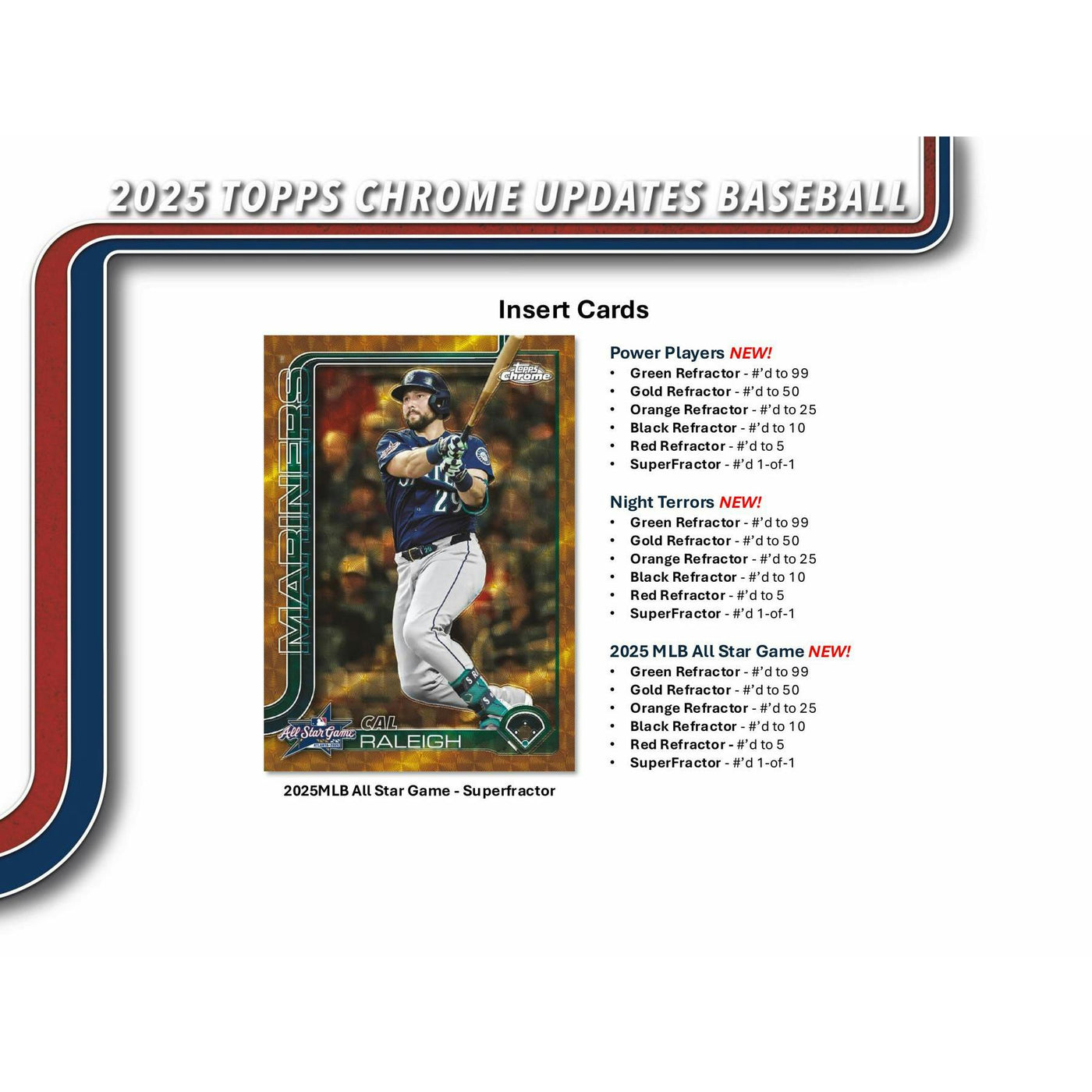 2025 Topps Chrome Update Series Baseball Mega Pack