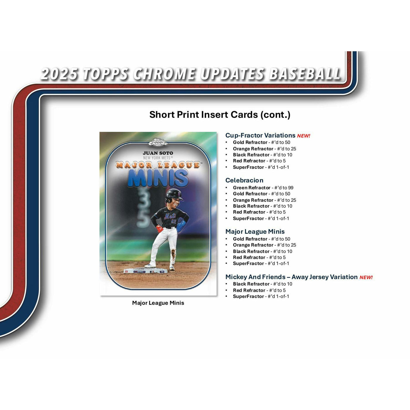 2025 Topps Chrome Update Series Baseball Mega 20-Box Case