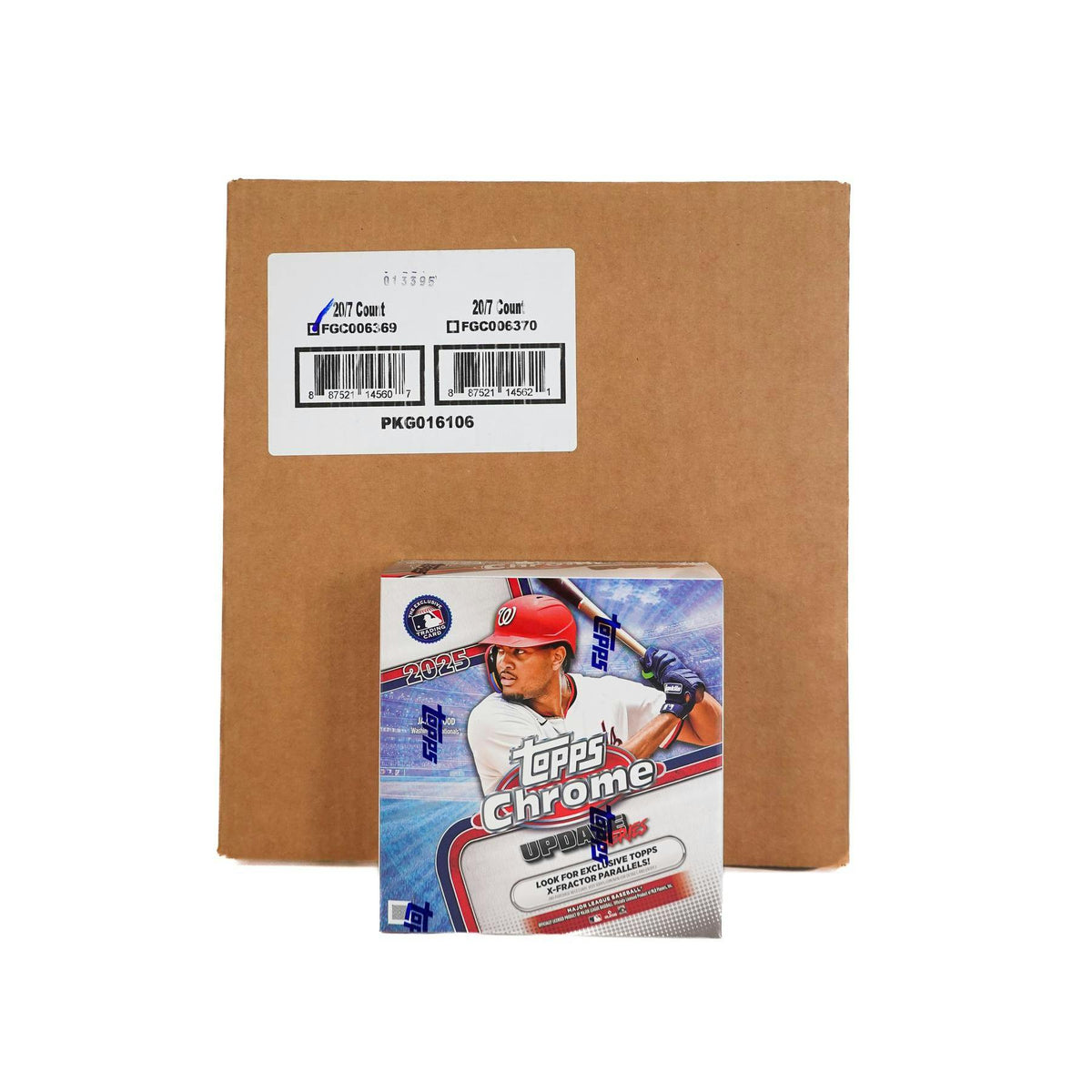 2025 Topps Chrome Update Series Baseball Mega 20-Box Case