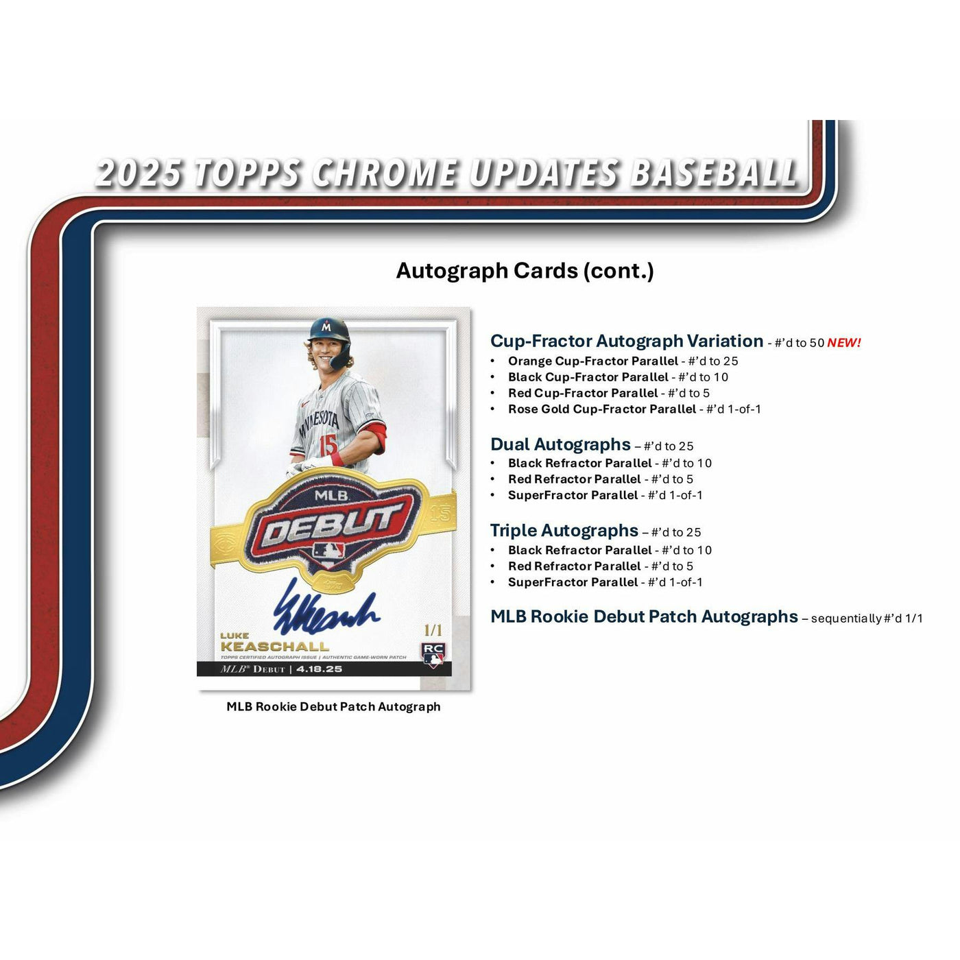 2025 Topps Chrome Update Series Baseball Blaster Pack